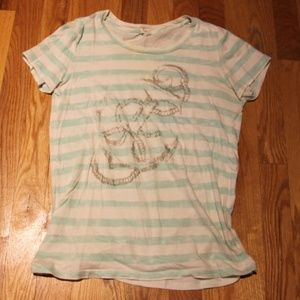 J. Crew Striped Nautical Tee